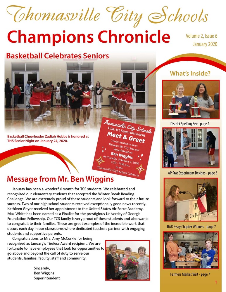 January 2020 Champions Chronicle