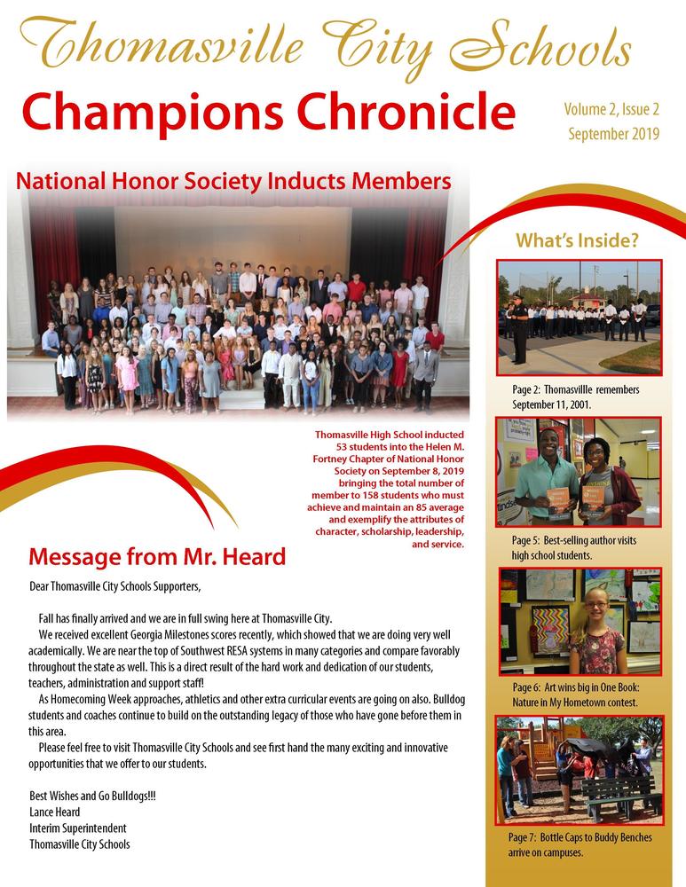 District Newsletter: September 2019