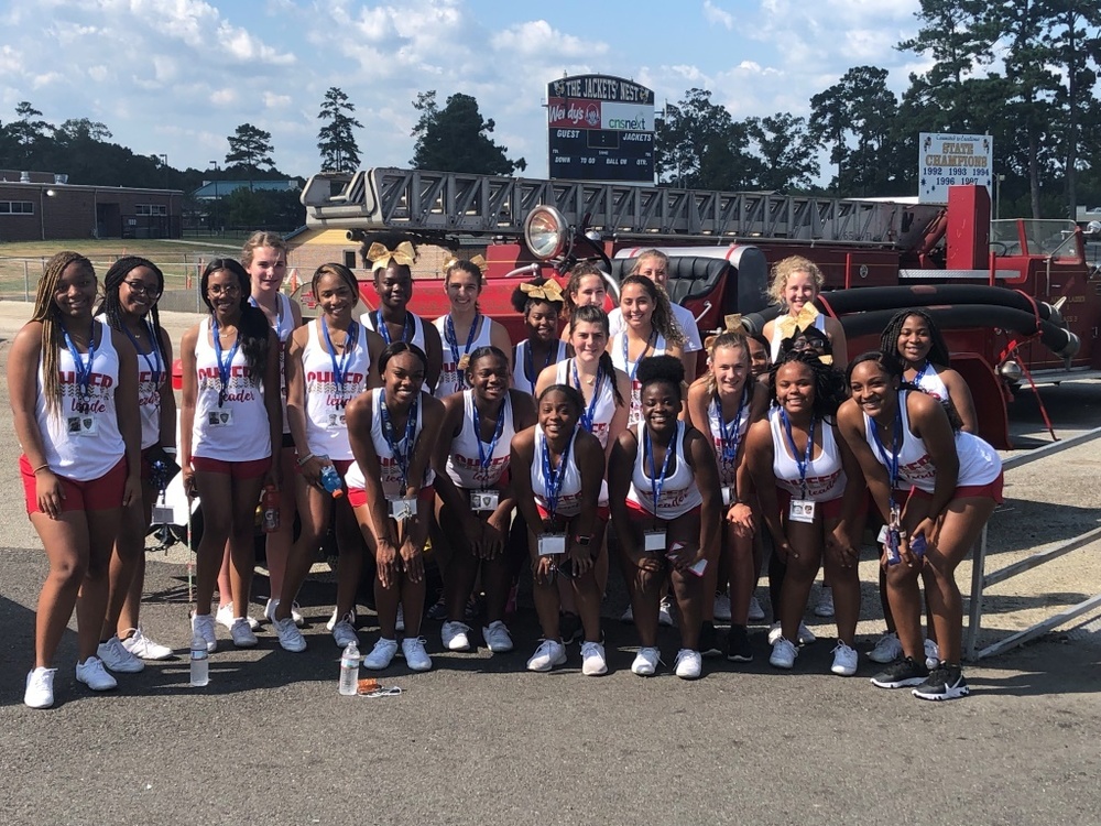 THS Cheerleaders Honor Rescue Workers