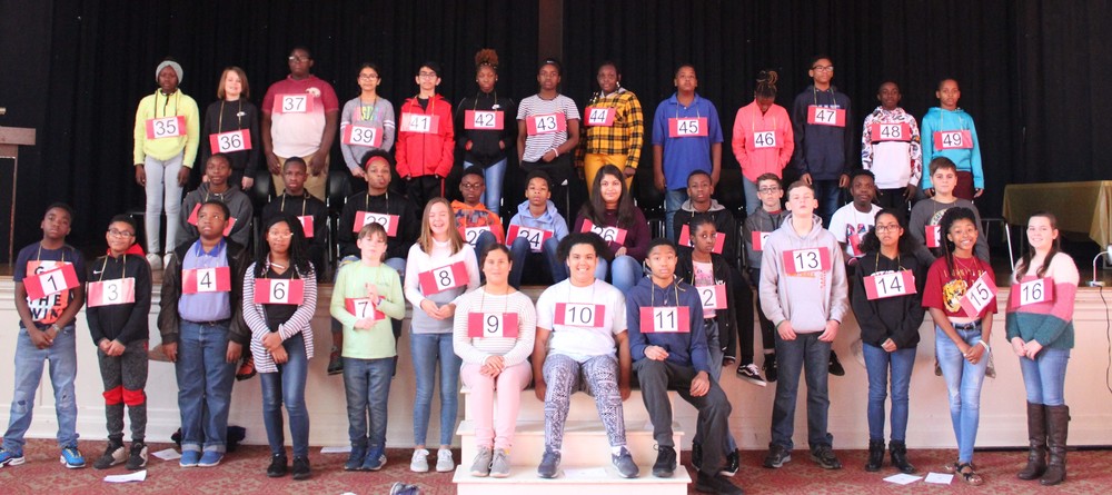 2019 MPMS/AIMS/Scholars Academy Spelling Bee Participants