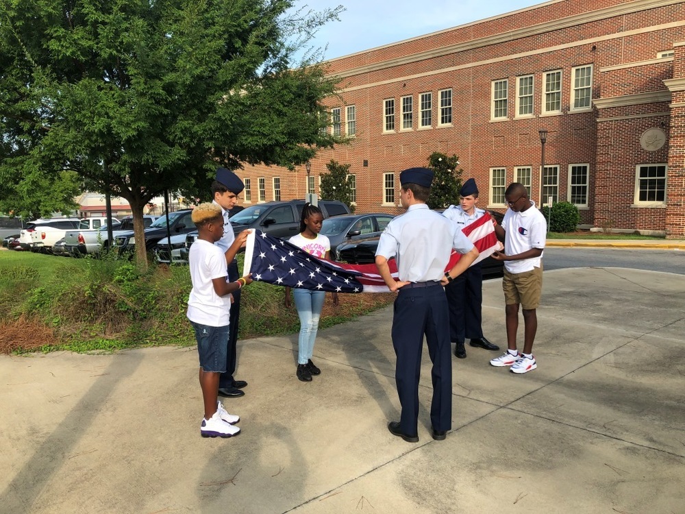 THS AFJROTC Awareness Presentation Team