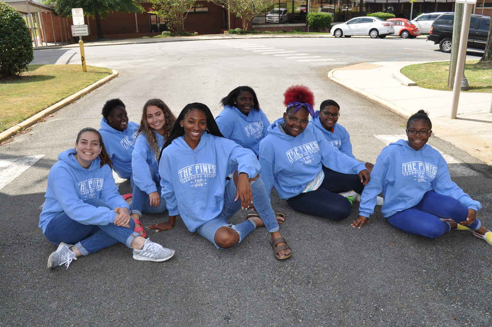 Yearbook Staff is Working Hard!