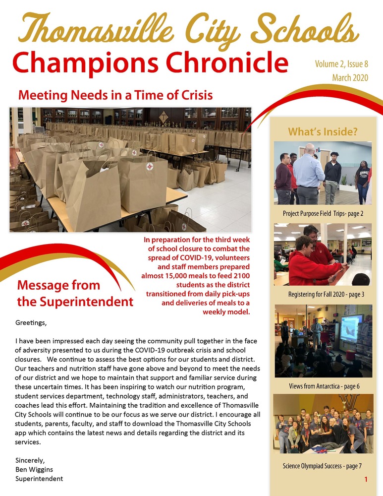 March 2020 Champions Chronicle