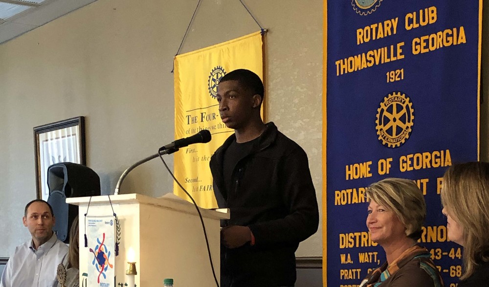 Rotary Club Names Jamie Williams THS Technology Student of the Month