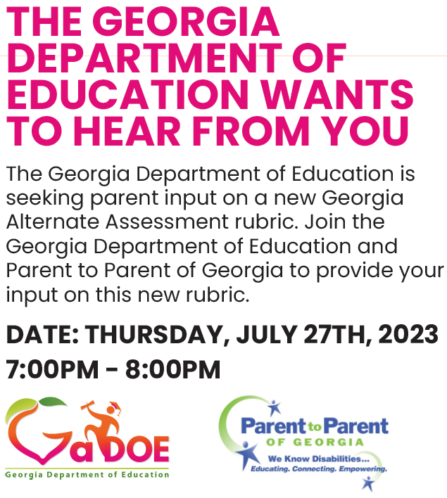 The Georgia Department of Education Wants To Hear From You