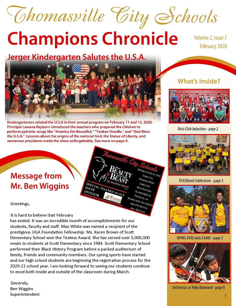 February 2020 Champions Chronicle