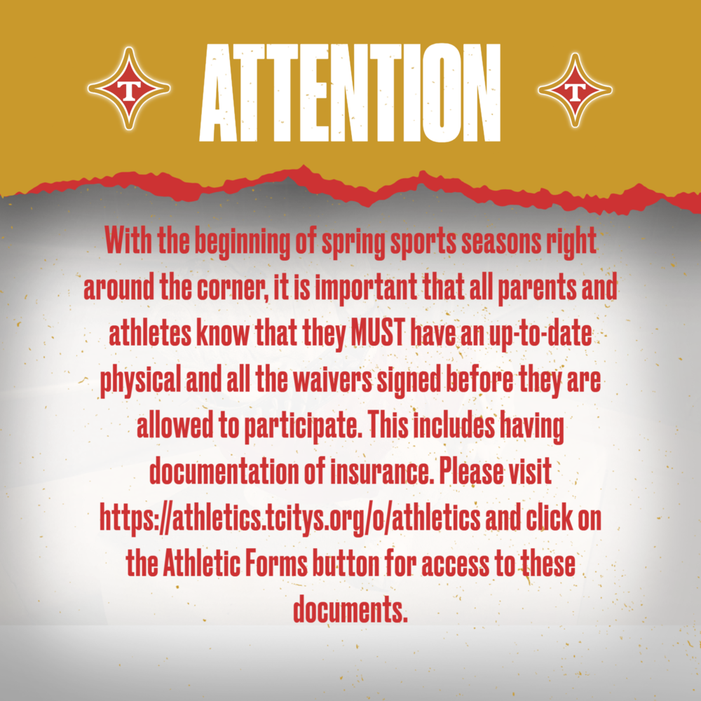 spring sports announcement