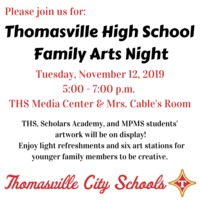 Family Arts Night @ THS