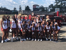 THS Cheerleaders Honor Rescue Workers