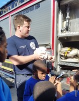 Scotties Visit and Explore Fire Department