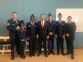 THS AFJROTC Serves at Historic Ribbon Cutting